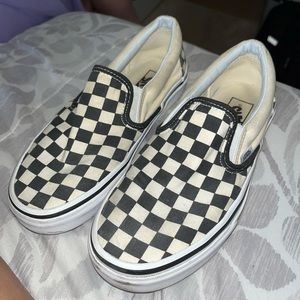 Checkered Slip-On Vans
